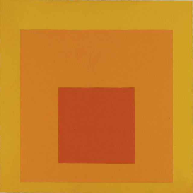 Josef Albers — Дань уважения площади: Тепло-Рядом