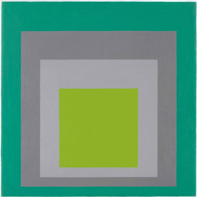 Josef Albers — Исследование в честь Площади: начало весны