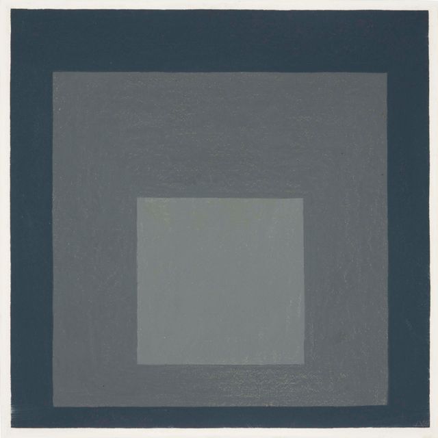 Josef Albers — Этюд, посвященный площади: "После наступления сумерек"