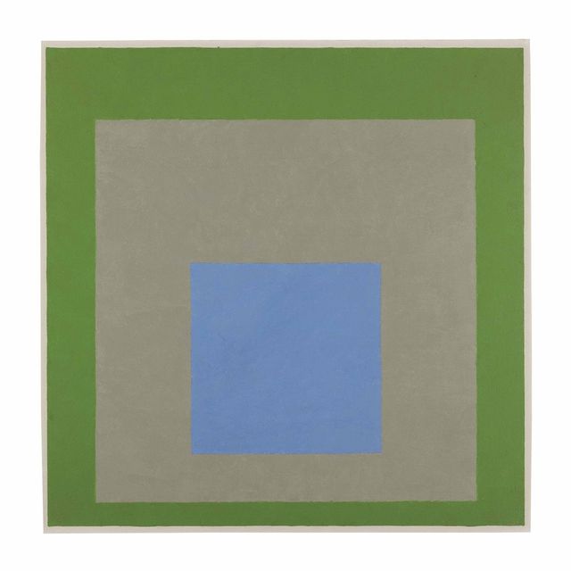 Josef Albers — Дань уважения площади: Синий звук