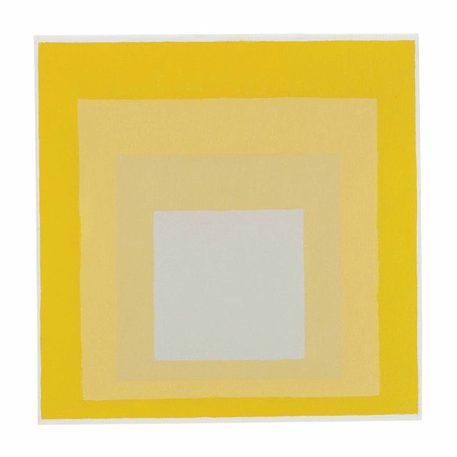 Josef Albers — Этюд в честь Площади: Темное играет светлее