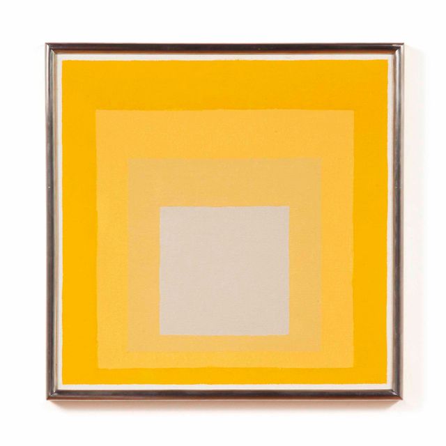 Josef Albers — Этюд в честь Площади: Темное играет светлее