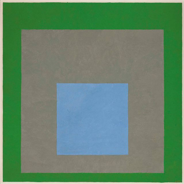 Josef Albers — Дань уважения площади: Синий звук