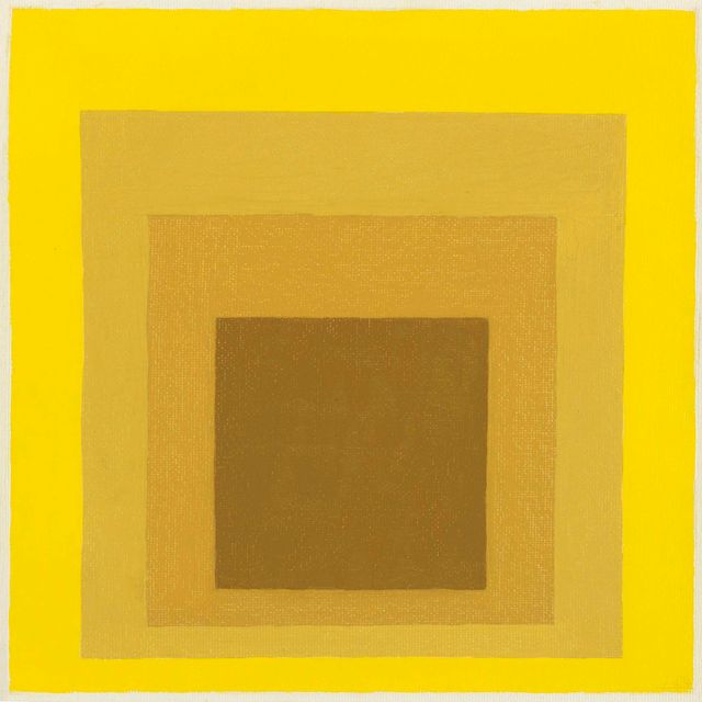 Josef Albers — Исследование, посвященное квадрату: Твердый, мягкий, размягченный край