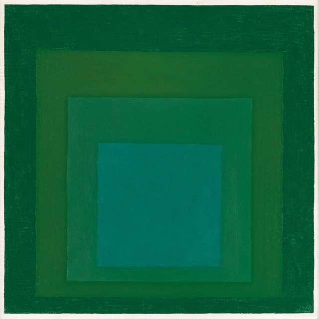 Josef Albers — Этюд для оммажа на площади: Рассвет
