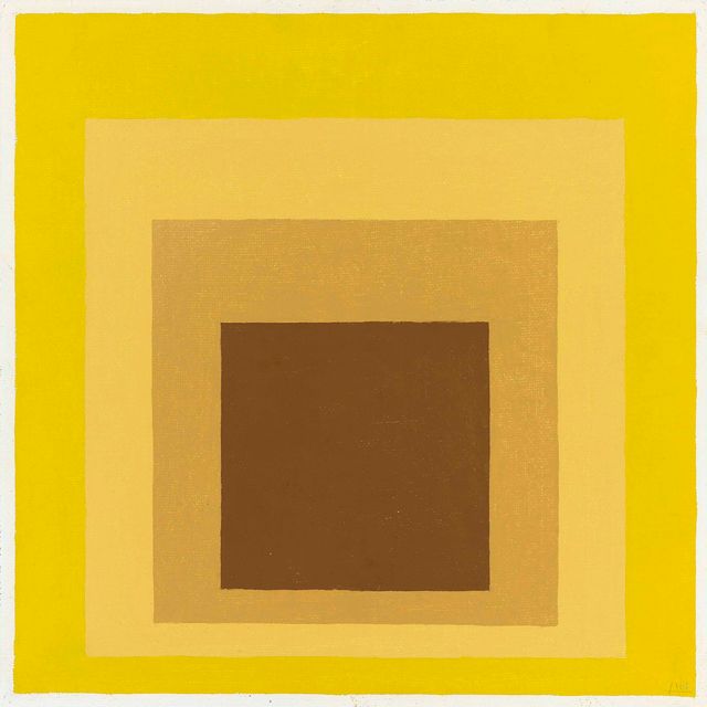Josef Albers — Этюд, посвященный Площади: "Пораженный"