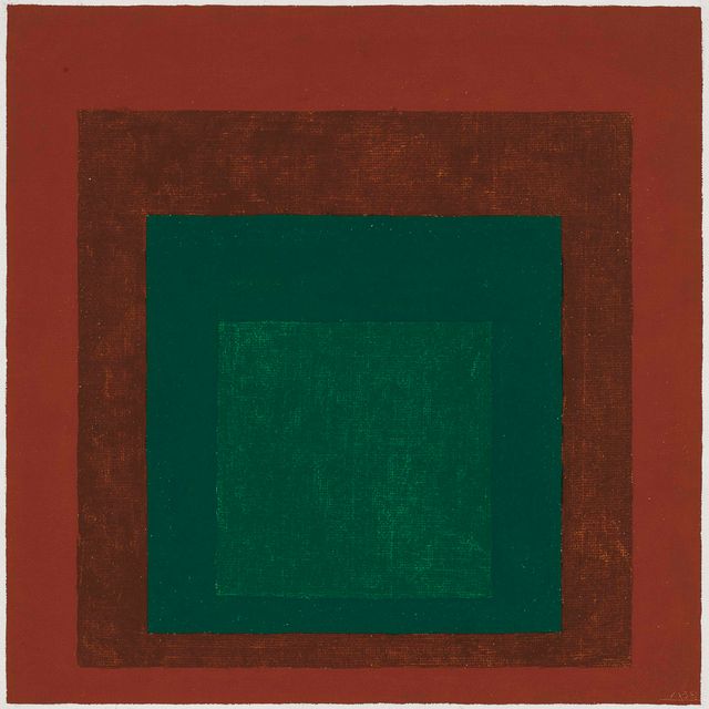 Josef Albers — Этюд в честь Площади: Хвойный