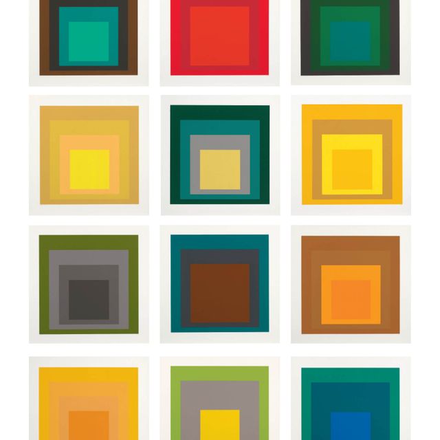 Josef Albers — SP (Дань уважения площади), издание Домбергера, Штутгарт, 1967 (Дениловиц, 175)