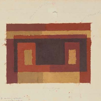 Josef Albers — Без названия (Изучаем вариант)