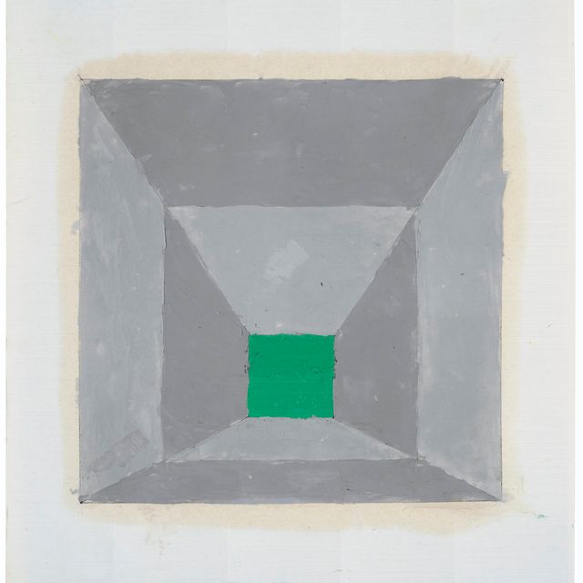 Josef Albers — Исследование цвета для квадрата с митрами (дань уважения квадрату)