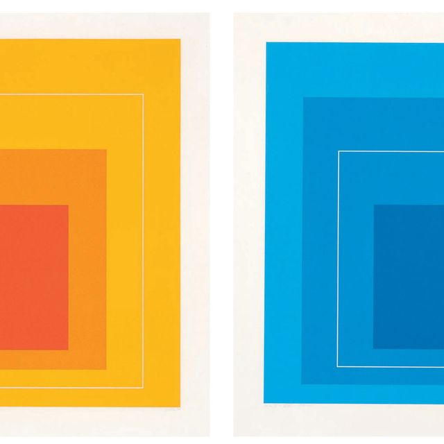 Josef Albers — Квадраты с белой линией (серия II) (Danilowitz 172.1-8)