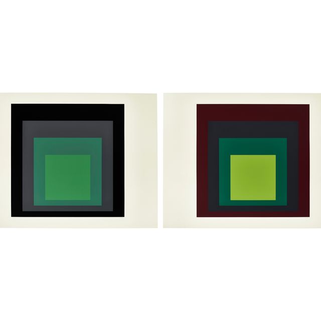 Josef Albers — ЕСТЬ: два отпечатка