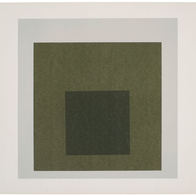 Josef Albers — День + ночь VI, от дня к ночи: Дань уважения Площади