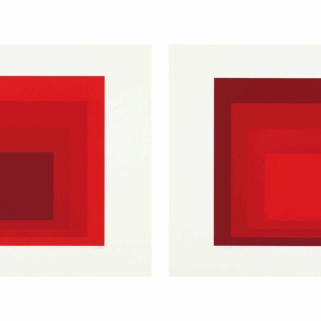 Josef Albers — Йозеф Альберс чествует музей и сад скульптур Хиршхорна, Айвз-Силлман, Инк., Нью-Хейвен, 1973