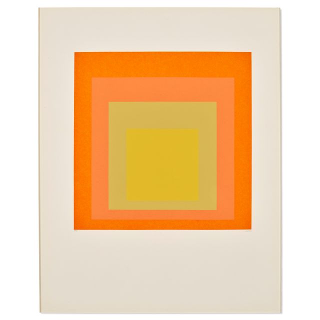 Josef Albers — Hommage au Carré (Дань уважения площади) : один принт