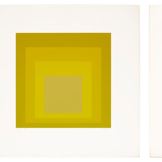 Josef Albers — Три гравюры художника