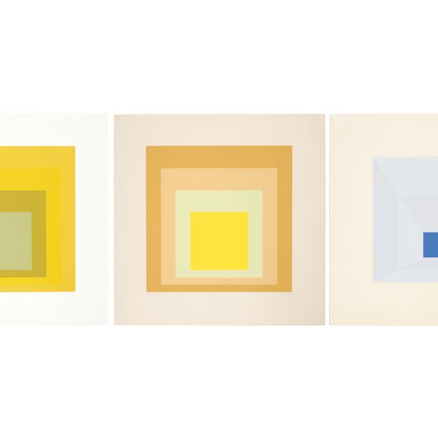 Josef Albers — Три гравюры художника