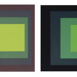 Josef Albers — I-Sj; и I-Sk (D. 220 и 221)