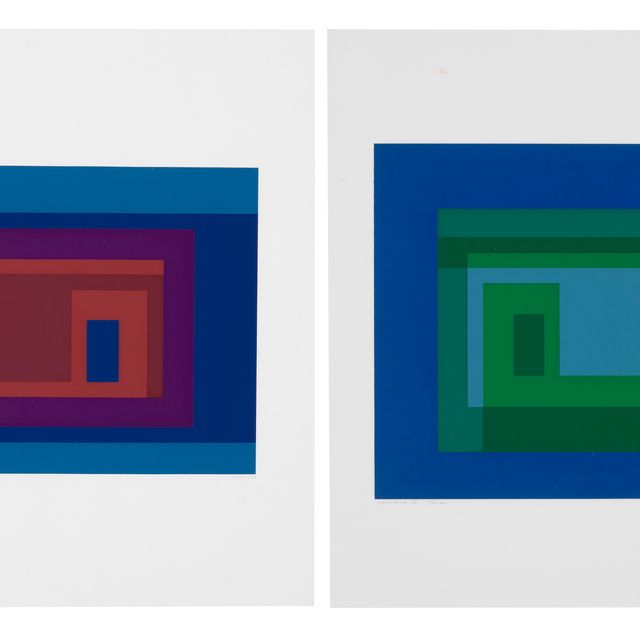 Josef Albers — Десять вариантов: два принта