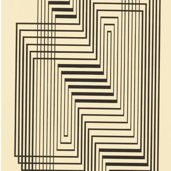 Josef Albers — Вознесение, из "Графической тектоники" (Даниловиц 100)