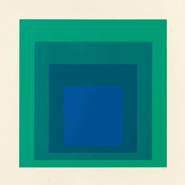 Josef Albers — ЭК Иа, откуда: из дома на площадь