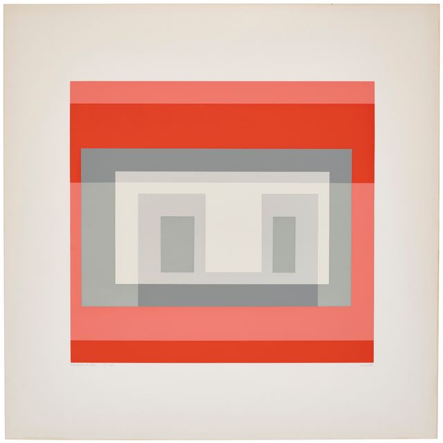 Josef Albers — Вариант VI, из десяти вариантов