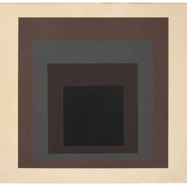 Josef Albers — Пластина X, снятая днем и ночью : дань уважения Площади