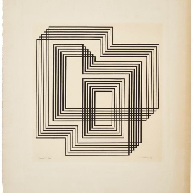 Josef Albers — Святилище, выполненное в графическом тектоническом стиле