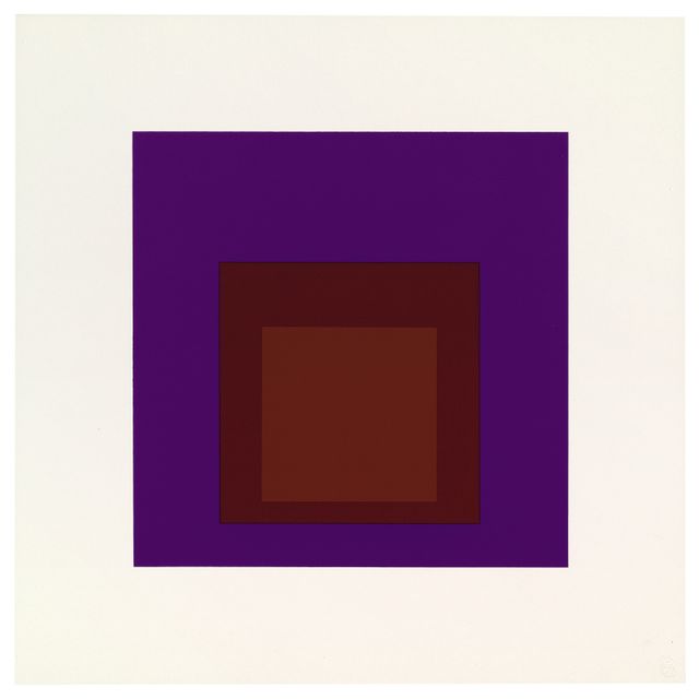 Josef Albers — Роскошный, от мягкого края до жесткого края