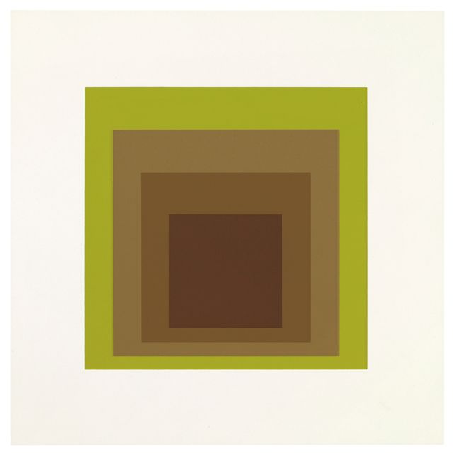 Josef Albers — Золотые ворота, от мягкого края до жесткого края