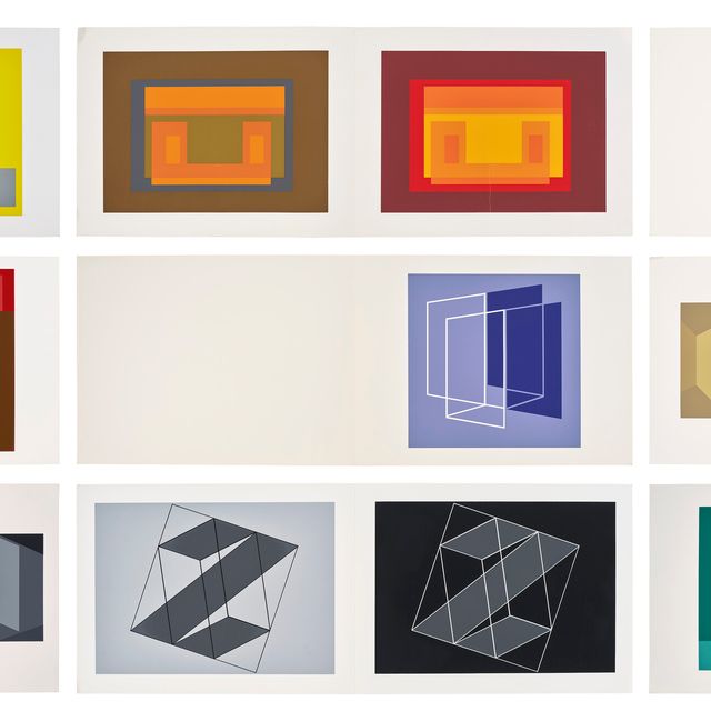 Josef Albers — Формулировка: Артикуляция: Девять отпечатков