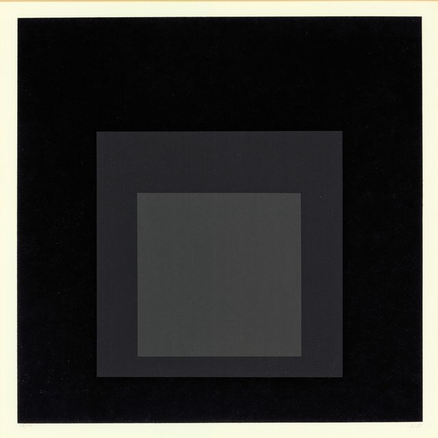 Josef Albers — Оммаж для тела : одна тарелка