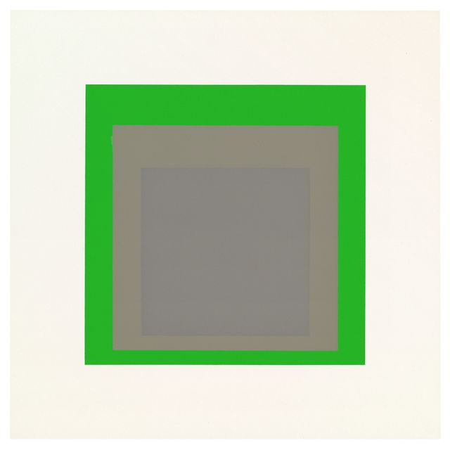 Josef Albers — Отложенный, от мягкого края до жесткого края