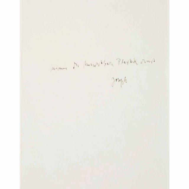 Joseph Beuys — Никогда не умирай из-за необычной пластмассы Эрнст
