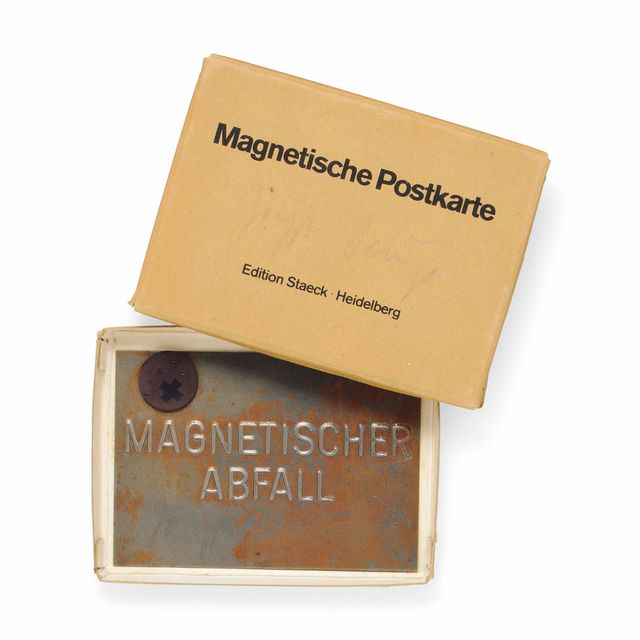 Joseph Beuys — Магнитная открытка (Schellmann 154)