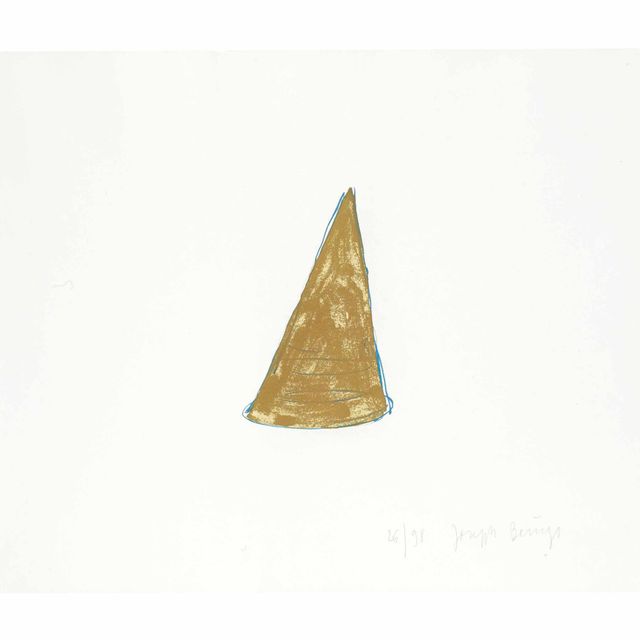 Joseph Beuys — Без названия (Золотой торт), из серии Trace II