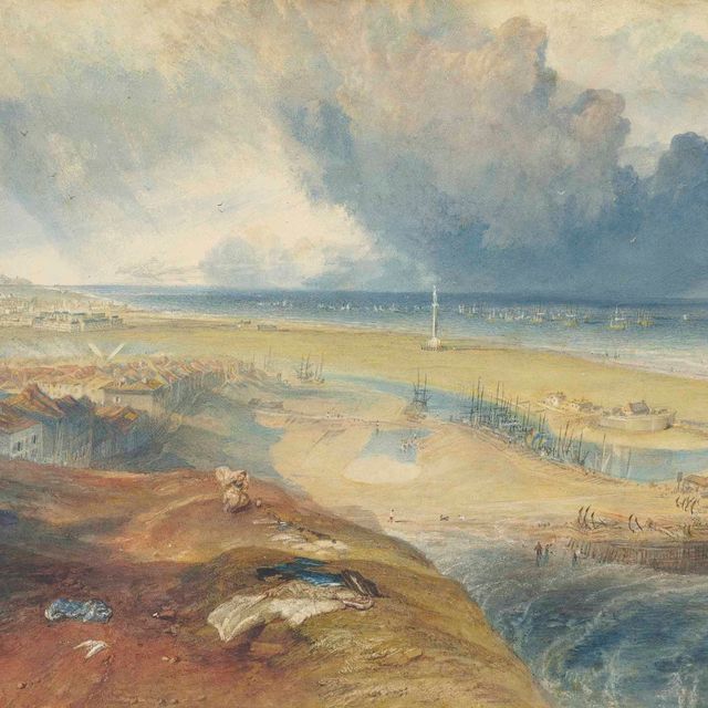 Joseph Mallord William Turner — Грейт-Ярмут, Норфолк, с колонной Нельсона