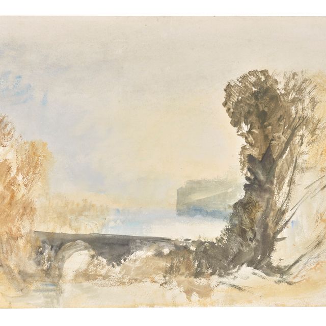 Joseph Mallord William Turner — Большой мост в Бленхеймском дворце, Оксфордшир