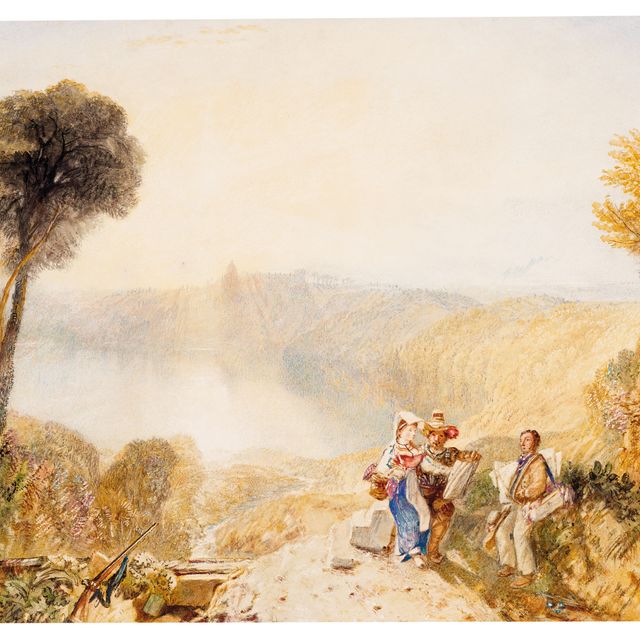 Joseph Mallord William Turner — Озеро Альбано, Италия
