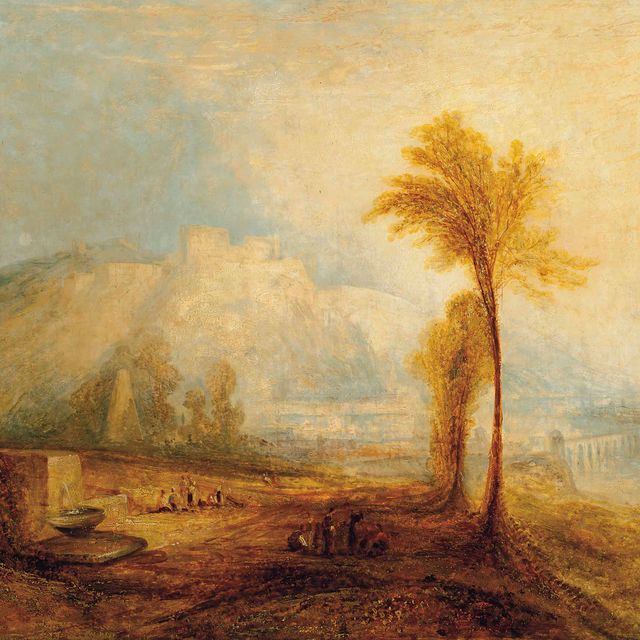 Joseph Mallord William Turner — Яркий камень чести (Эренбрайтштайн) и могила Марсо из байроновского "Чайльд-Гарольда"