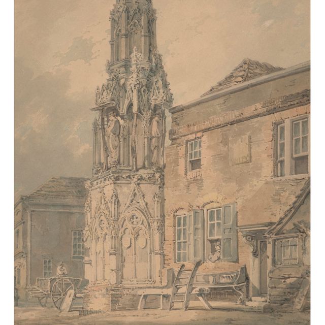 Joseph Mallord William Turner — Крест королевы Элеоноры, Уолтем, Мидлсекс