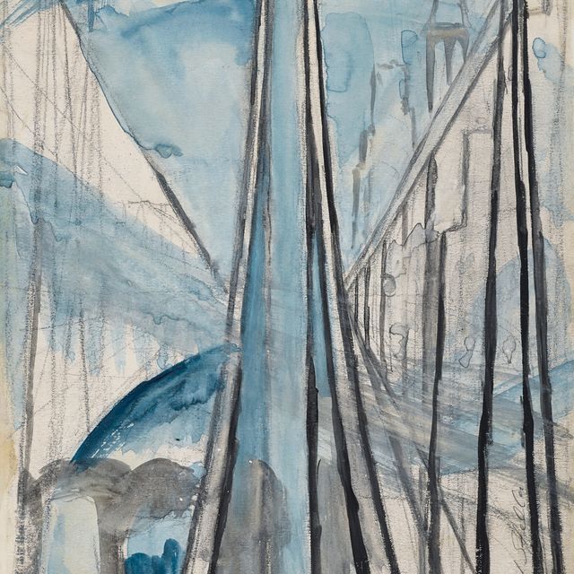 Joseph Stella — Мост (исследование для "Интерпретируемого Нью-Йорка")