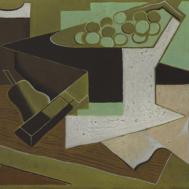 Juan Gris — Грапе с изюмом и перцем пуаре
