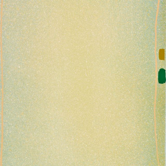 Jules Olitski — Желтый / зеленый, 1970 год