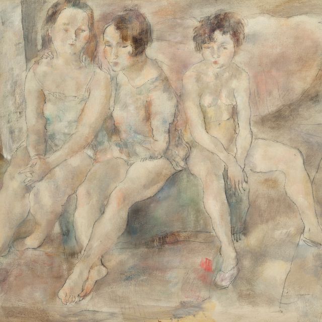 Jules Pascin — Три молодых Человека