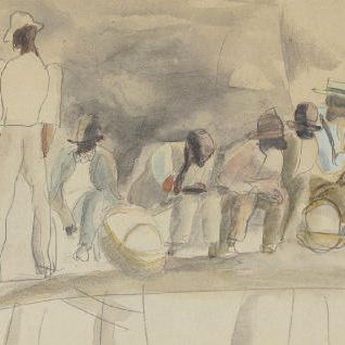 Jules Pascin — Сцена в кафе