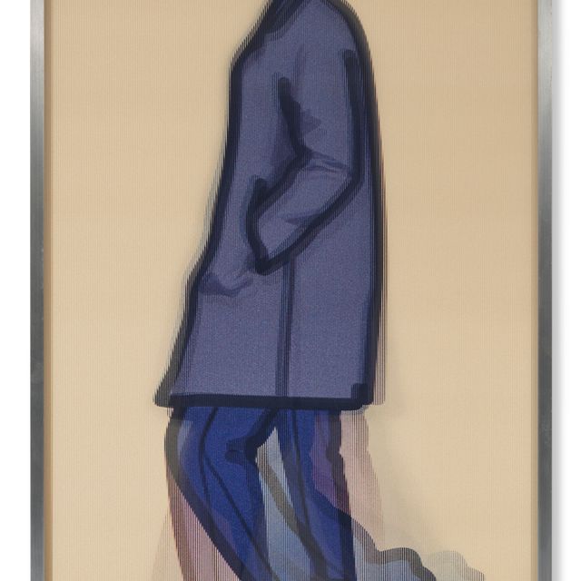 Julian Opie — Джереми прогуливается в пальто