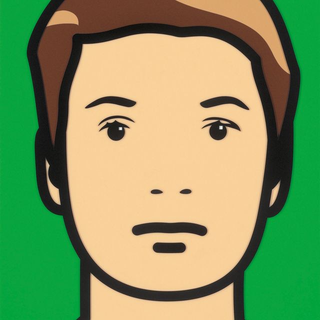 Julian Opie — Лин с ожерельем