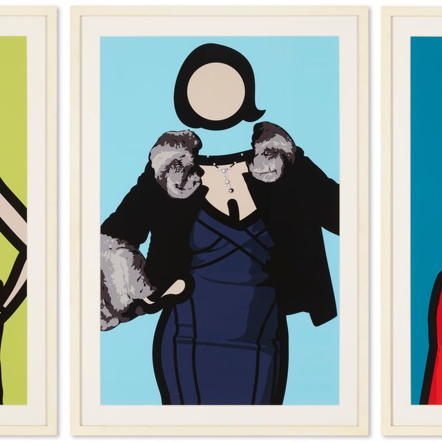 Julian Opie — Мария (1); Мария (2); Мария-Тереза [Три работы]