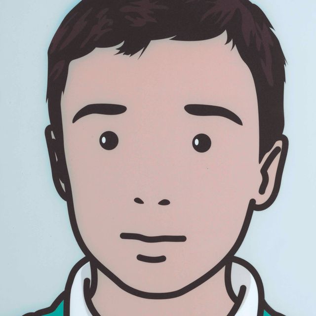 Julian Opie — Дэвид, школьник